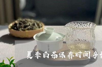 夏季白茶保存时间多长好/2023101645039