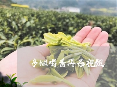 多姐喝普洱茶视频/2023120470314