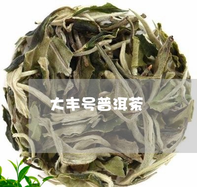 大丰号普洱茶/2023042806760