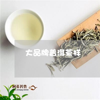 大品牌普洱茶样/2023082997271