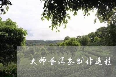 大师普洱茶制作过程/2023071128361