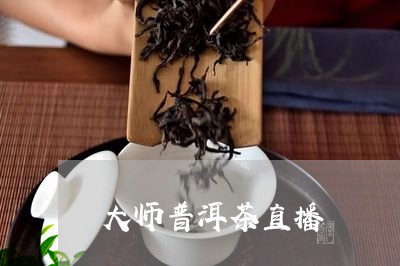 大师普洱茶直播/2023081807141