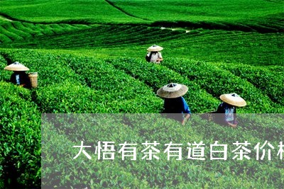 大悟有茶有道白茶价格/2023092852817