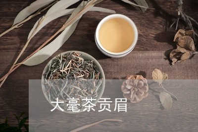 大毫茶贡眉/2023082701717