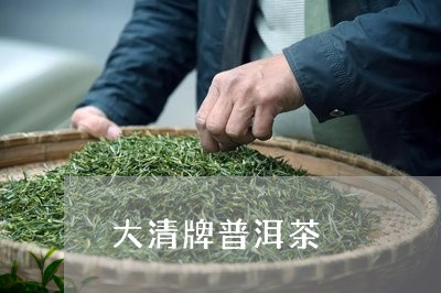 大清牌普洱茶/2023042868097