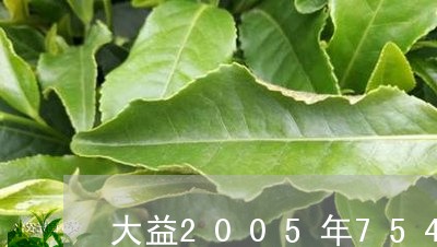 大益2005年7542508批次/2023060439472