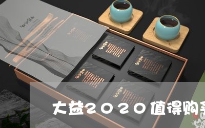 大益2020值得购买藏的茶/2023051221805