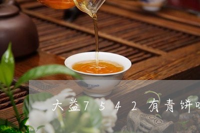 大益7542有青饼吗/2023092140613