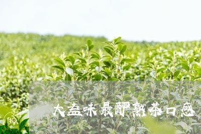 大益味最酽熟茶口感/2023042584128