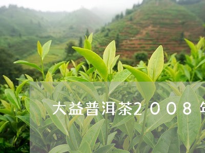 大益普洱茶2008年/2023080168580