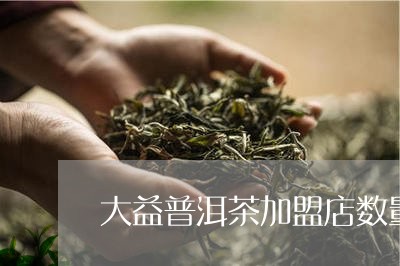 大益普洱茶加盟店数量/2023092599371