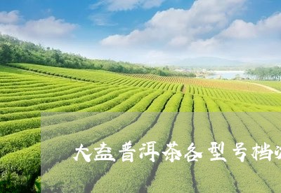 大益普洱茶各型号档次/2023121594716