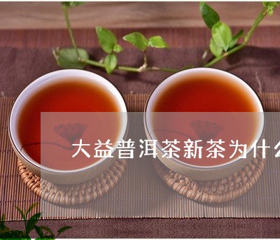 大益普洱茶新茶为什么比老茶贵/2023053018371