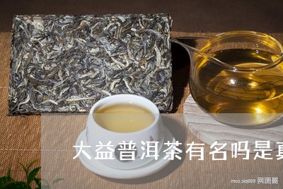 大益普洱茶有名吗是真的吗/2023112842705