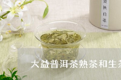 大益普洱茶熟茶和生茶/2023080393739