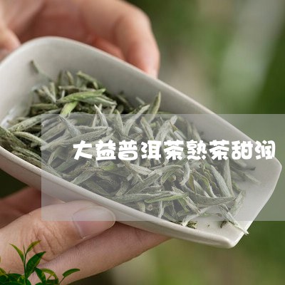 大益普洱茶熟茶甜润/2023101648492