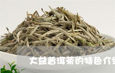 大益普洱茶的特色介绍图片/2023082524839