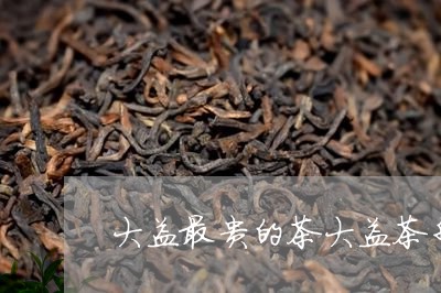 大益最贵的茶大益茶升值空间/2023052636069