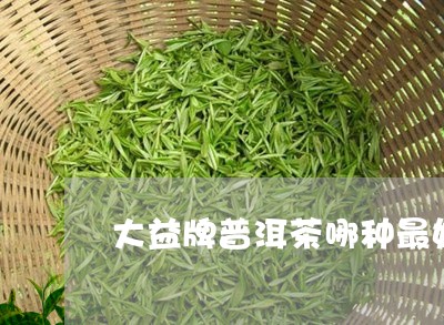 大益牌普洱茶哪种最好/2023072437273