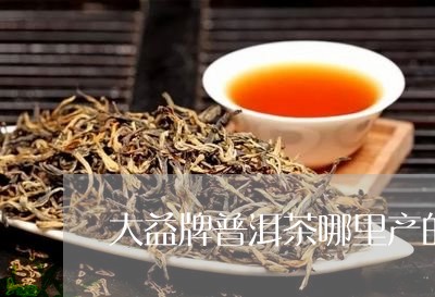 大益牌普洱茶哪里产的/2023072270505