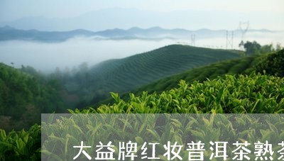 大益牌红妆普洱茶熟茶/2023062392817