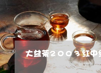 大益茶2003红中红/2023071629405