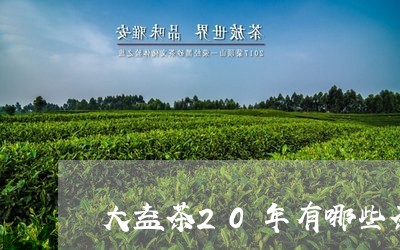 大益茶20年有哪些茶/2023092106037