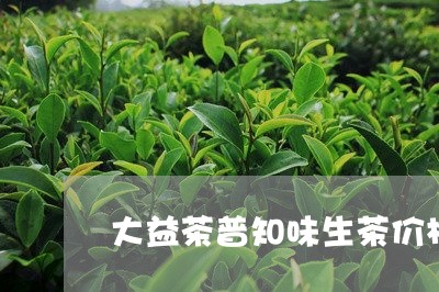 大益茶普知味生茶价格/2023071620937