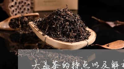 大益茶的特点以及解析/2023071642894