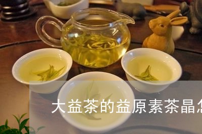 大益茶的益原素茶晶怎么介绍/2023052698937