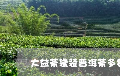 大益茶袋装普洱茶多钱/2023093035481