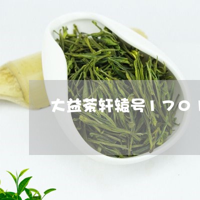 大益茶轩辕号1701/2023071691684