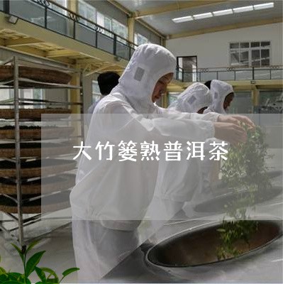 大竹篓熟普洱茶/2023120372614