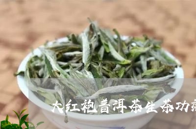 大红袍普洱茶生茶功效/2023073150595