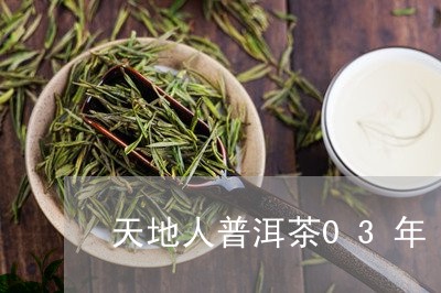 天地人普洱茶03年/2023110976371