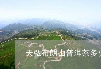 天弘布朗山普洱茶多少钱/2023102549692