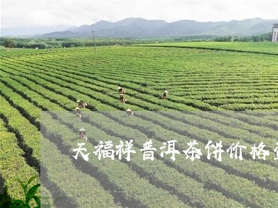 天福祥普洱茶饼价格查询/2023082449605