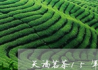 天福茗茶15年白茶/2023071395161