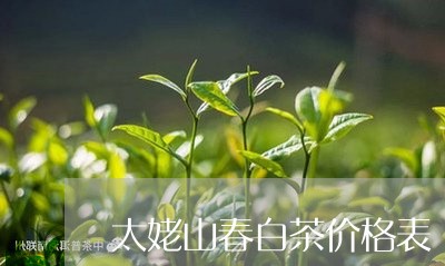 太姥山春白茶价格表/2023121870404