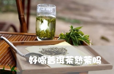 好喝普洱茶熟茶吗/2023121555059