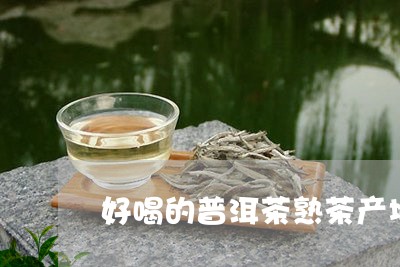 好喝的普洱茶熟茶产地/2023080322725