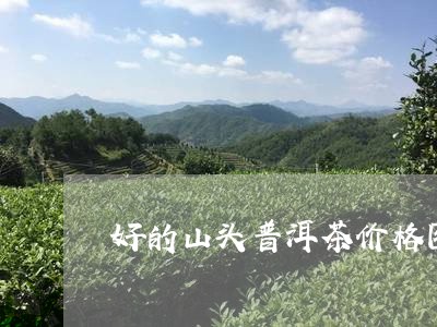 好的山头普洱茶价格图片/2023082977471