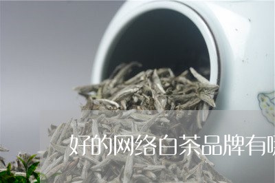 好的网络白茶品牌有哪些/2023101690402