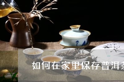 如何在家里保存普洱茶/2023093052693