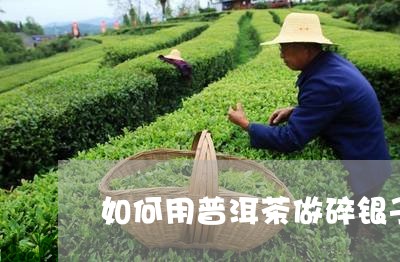 如何用普洱茶做碎银子茶的做法/2023121627170