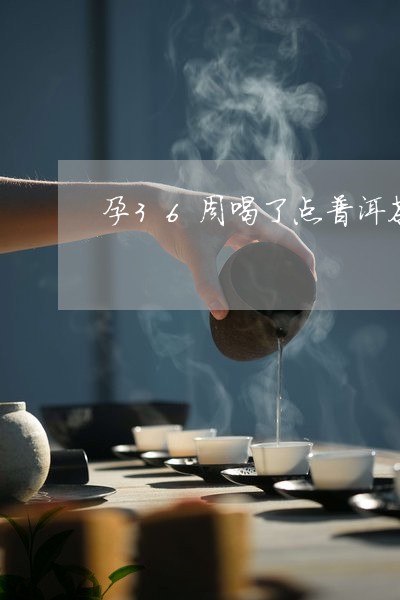 孕36周喝了点普洱茶好不好/2023052959425