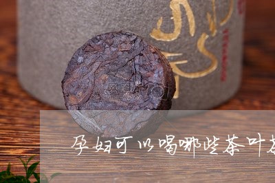 孕妇可以喝哪些茶叶茶/2023092380483