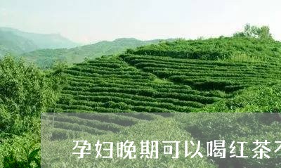 孕妇晚期可以喝红茶不/2023060807470