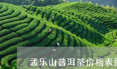 孟乐山普洱茶价格表图片/2023120760581