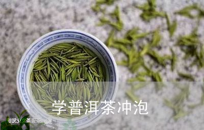 学普洱茶冲泡/2023042619027